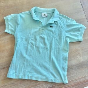🌿3 for $12: Lacoste Kids Aqua Cotton Polo Shirt, Size 10 youth